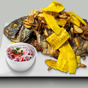 Chita al ajo crocante