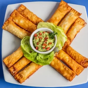 Tequeños de langostinos (6 unid)