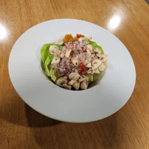 Ceviche de champiñones