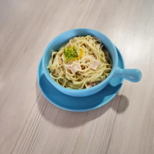 Espaguetti al alfredo - niño